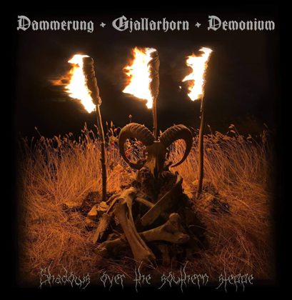 Обкладинка: Dämmerung / Gjallarhorn / Demonium · Shadows over the Southern Steppe (Split)