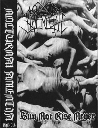 Обкладинка: Nocturnal Amentia · Sun Not Rise Never