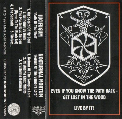 Обкладинка: Lucifugum / Nokturnal Mortum · Path Of The Wolf | Return Of The Vampire Lord (Split)
